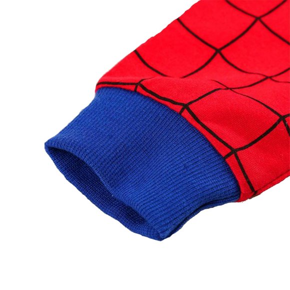 KIDS SPIDERMAN BLUE HOODIE and PANTS SET. - Picture 9 of 14